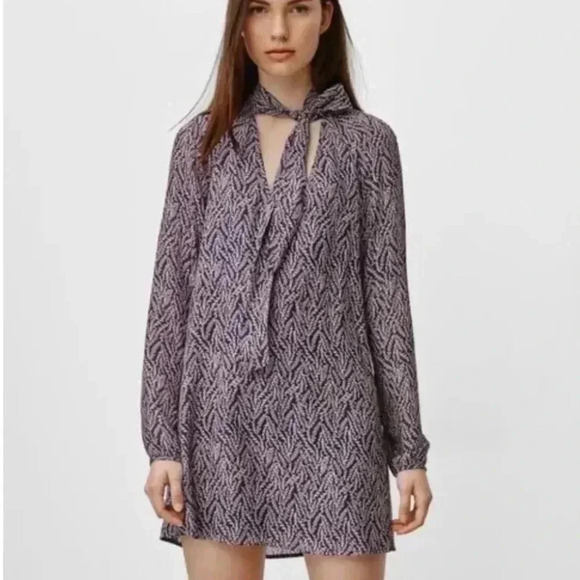 Aritzia Talula Cadogan Mini Dress Long Sleeve Shift - Picture 1 of 8